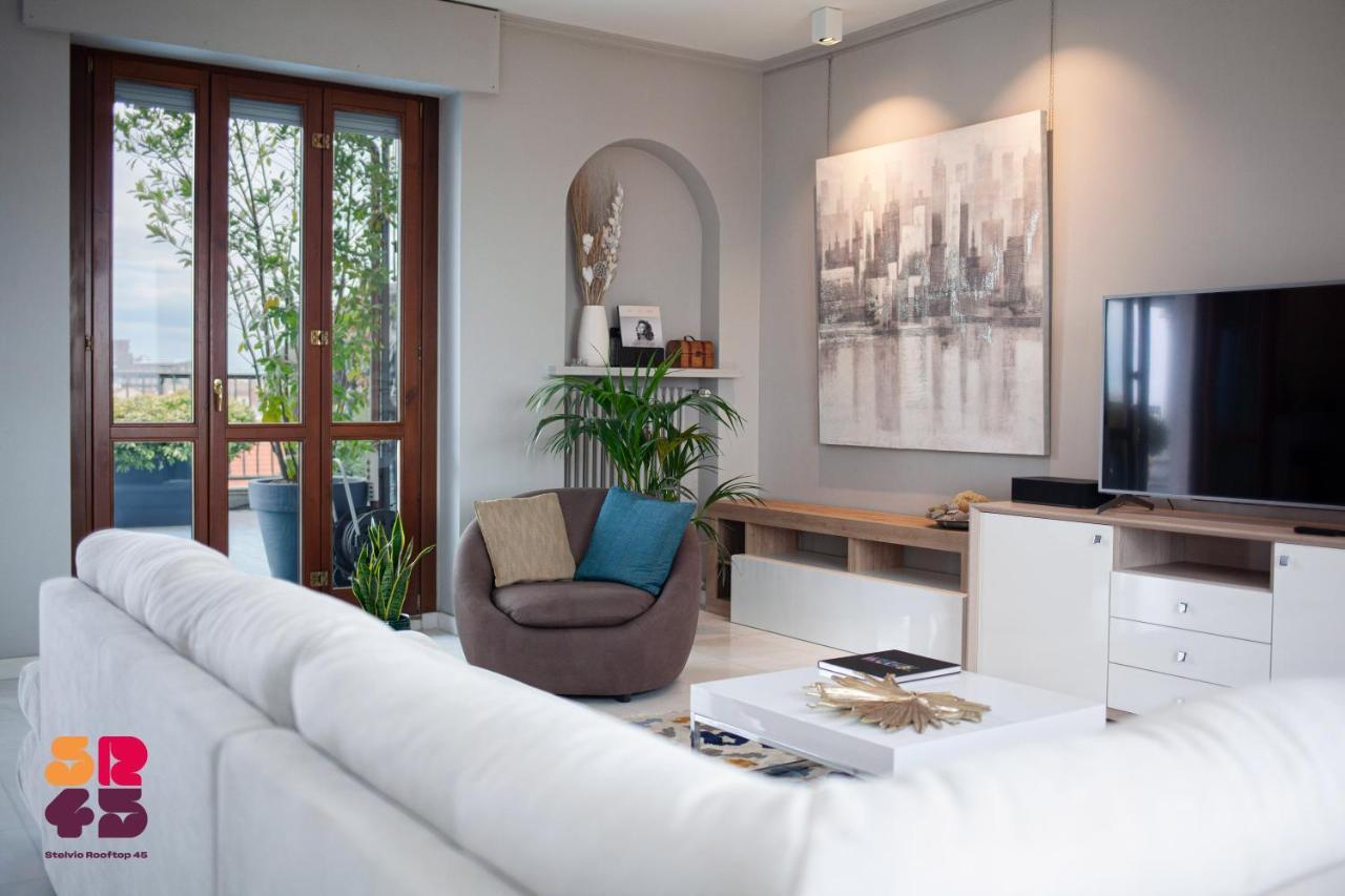 Stelvio Rooftop - Penthouse Skyline With Terrace And Jacuzzi Apartment Milan