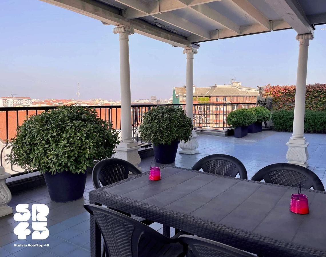 Stelvio Rooftop - Penthouse Skyline With Terrace And Jacuzzi Apartment Milan